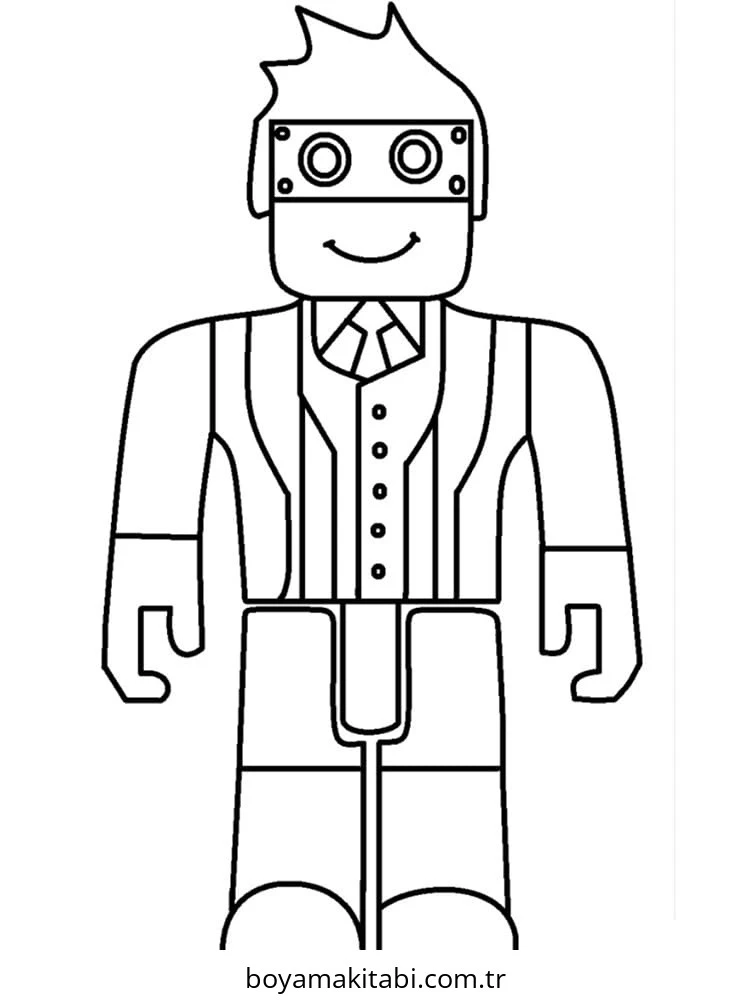 Roblox boyama sayfası – kolay boyama, eğitici aktivite