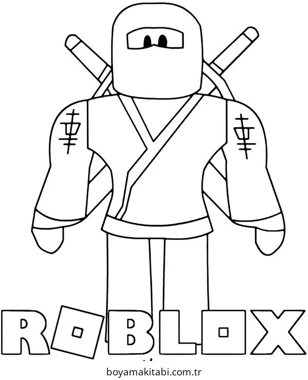 Roblox boyama sayfası – keyifli zaman, renkli çizimler