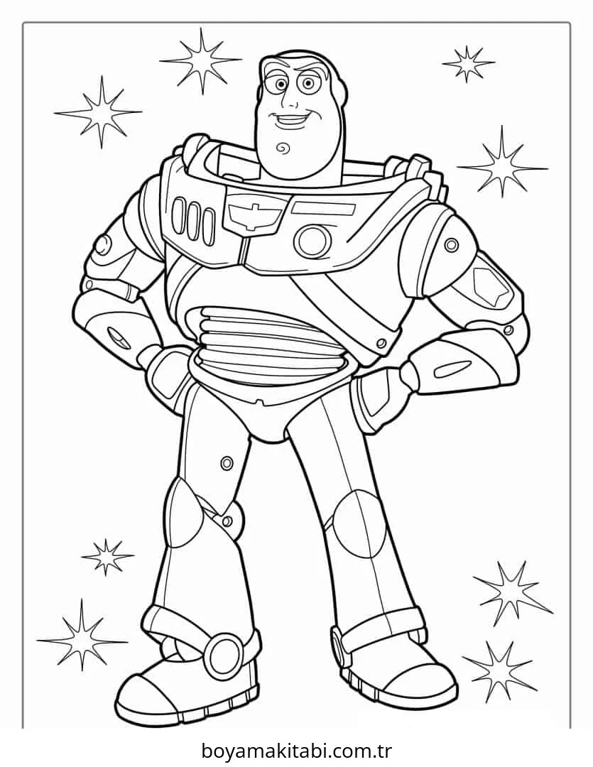 Toy Story boyama sayfası – eğitici aktivite, yaratıcılık