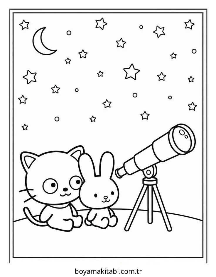 Chococat boyama sayfası – yaratıcılık, eğlenceli etkinlik