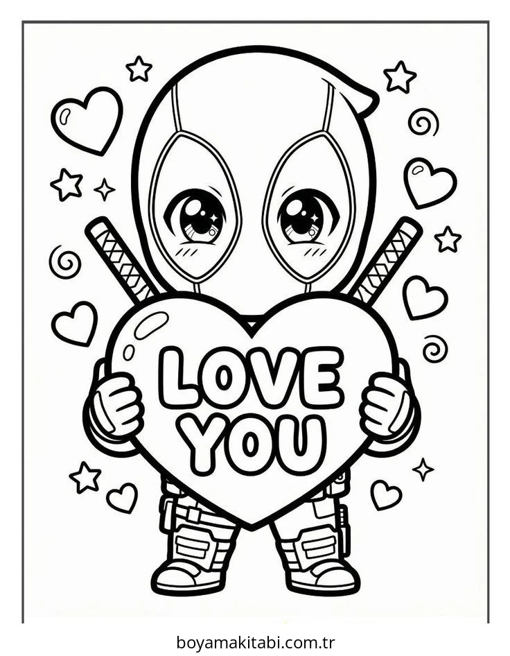 Deadpool Boyama