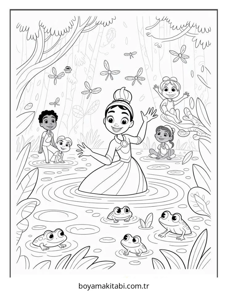 Disney boyama sayfası – keyifli zaman, renkli çizimler