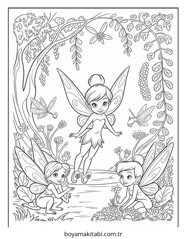 Disney boyama sayfası – eğlenceli etkinlik, el becerilerini geliştirir