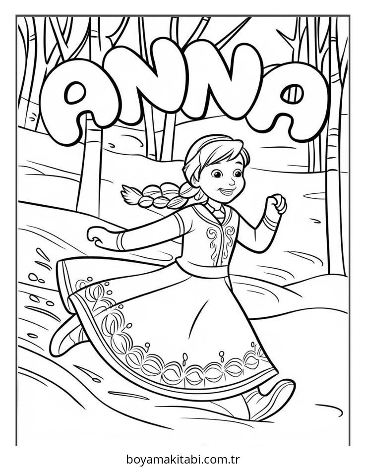 Disney boyama sayfası – okul öncesi, evde etkinlik