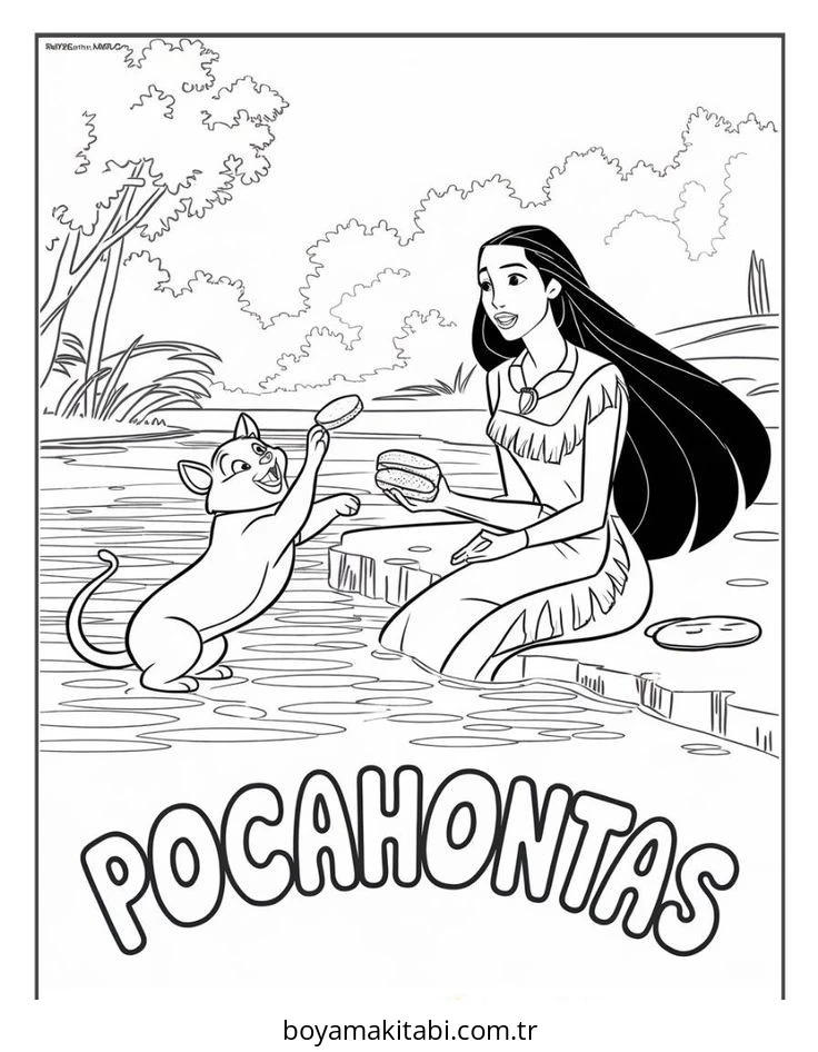 Disney boyama sayfası – boyama çalışması, yaratıcılığı geliştirir
