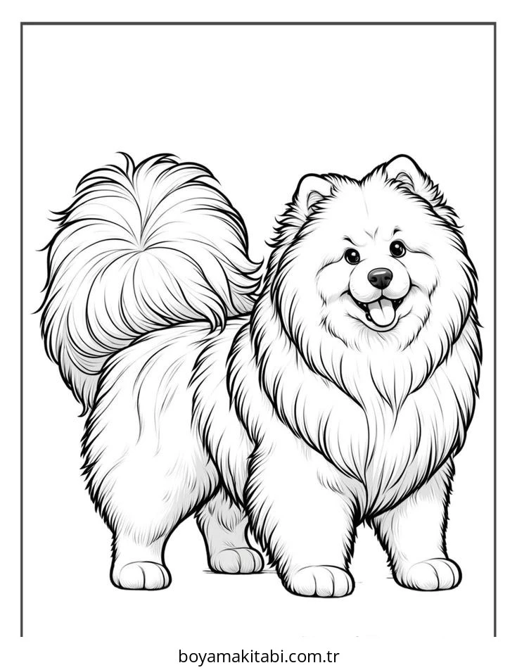 Köpek boyama sayfası #848 – tamamen ücretsiz, çocuklar için