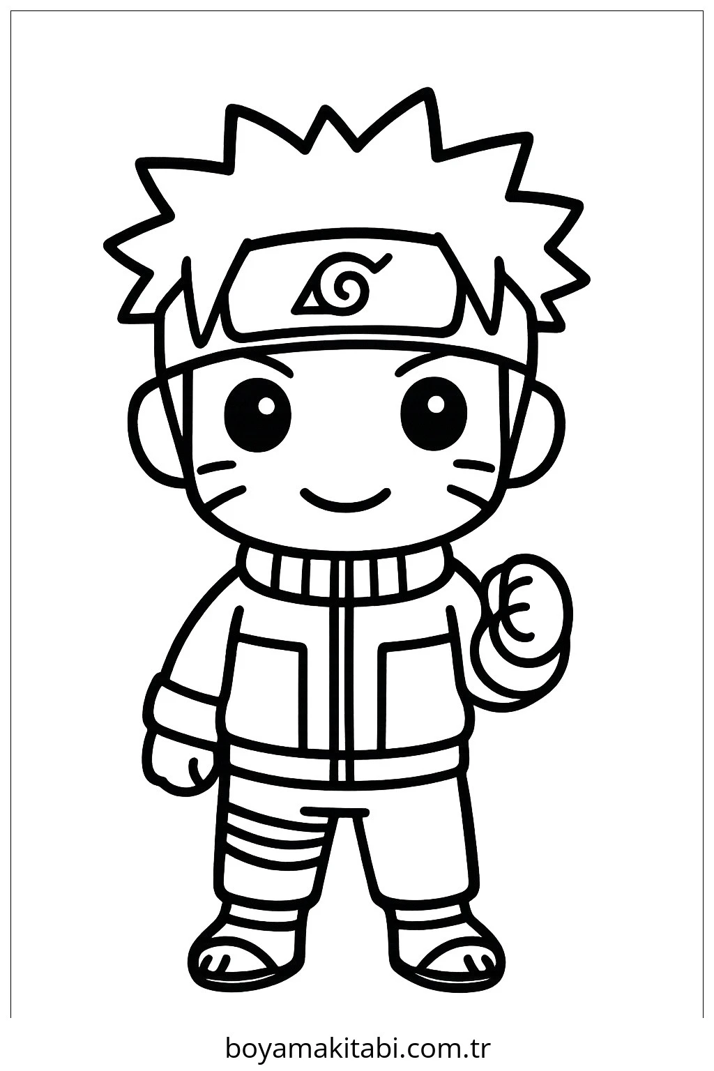 Chibi boyama sayfası – okul öncesi, evde etkinlik