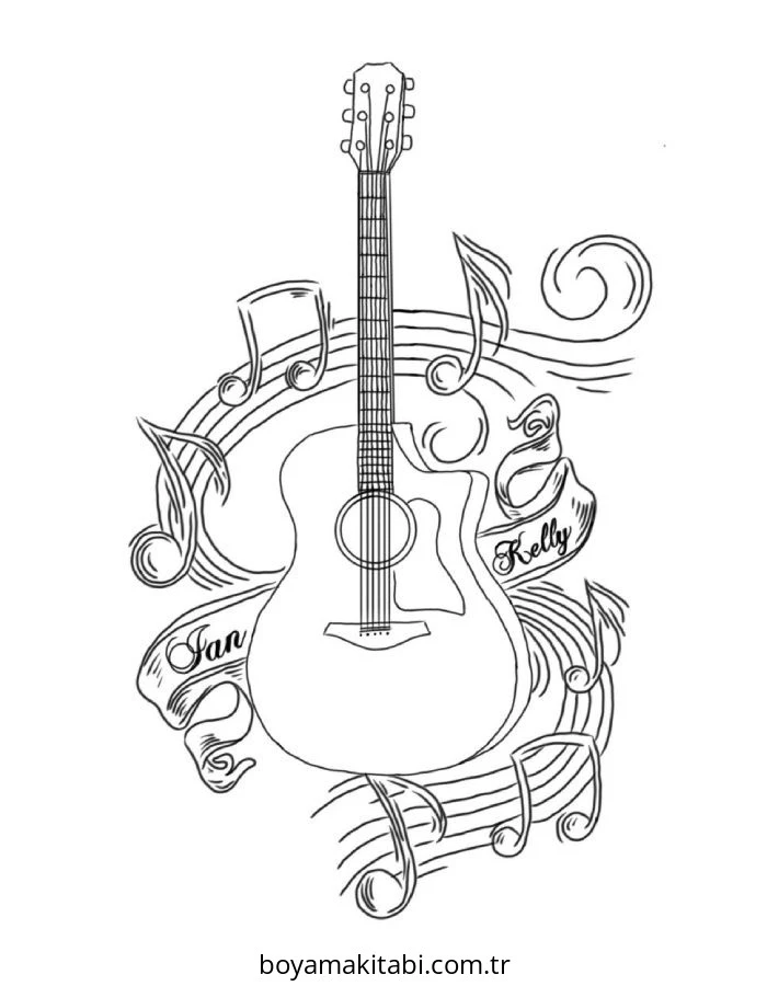 Gitar Boyama