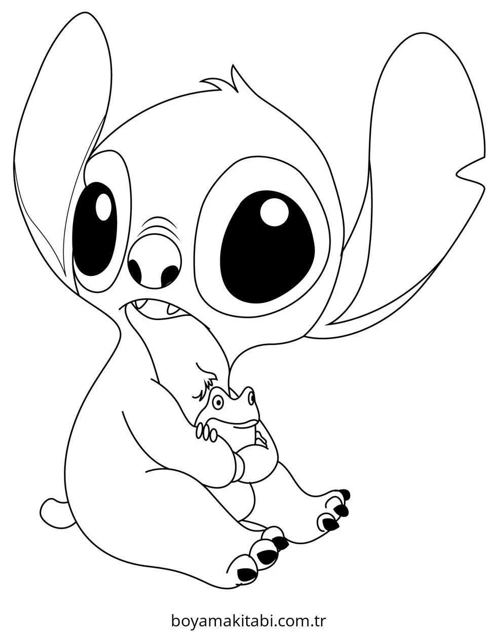 Lilo and Stitch boyama sayfası – yaratıcılık, eğlenceli etkinlik