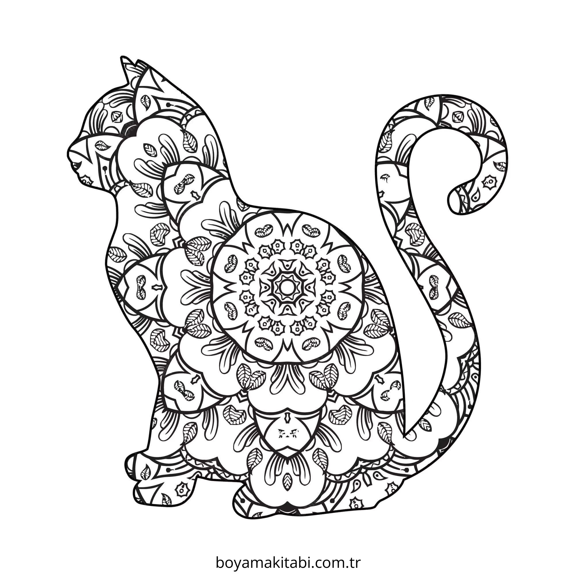 Mandala boyama sayfası #192 – eğitici aktivite, yaratıcılık