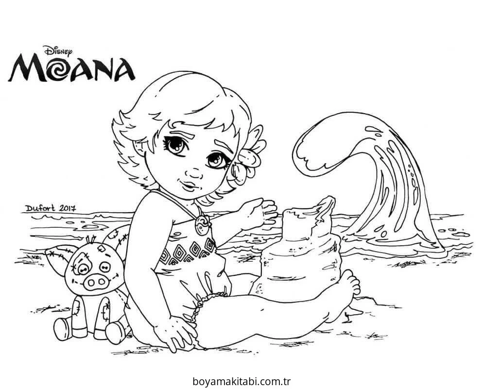 Moana boyama sayfası – ücretsiz yazdır, boyama etkinliği