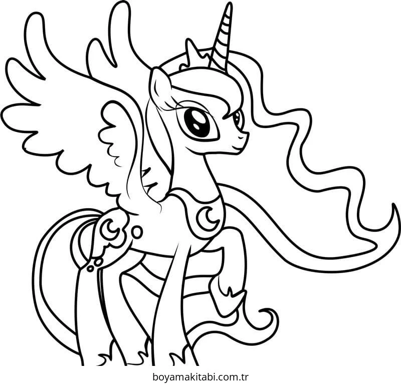My Little Pony boyama sayfası – evde etkinlik, ücretsiz yazdır