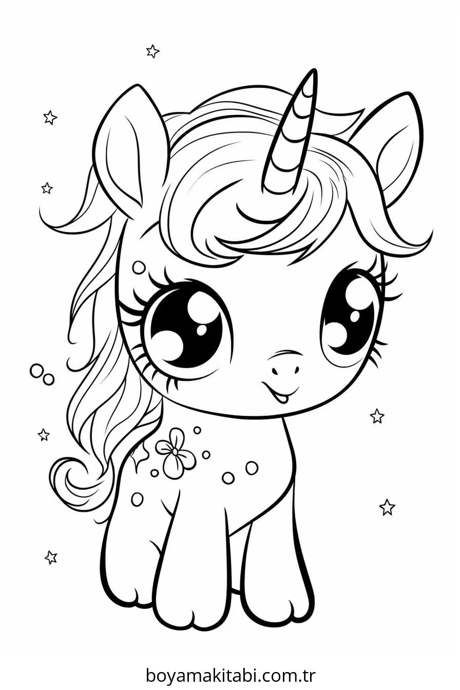 My Little Pony boyama sayfası – okul öncesi, evde etkinlik