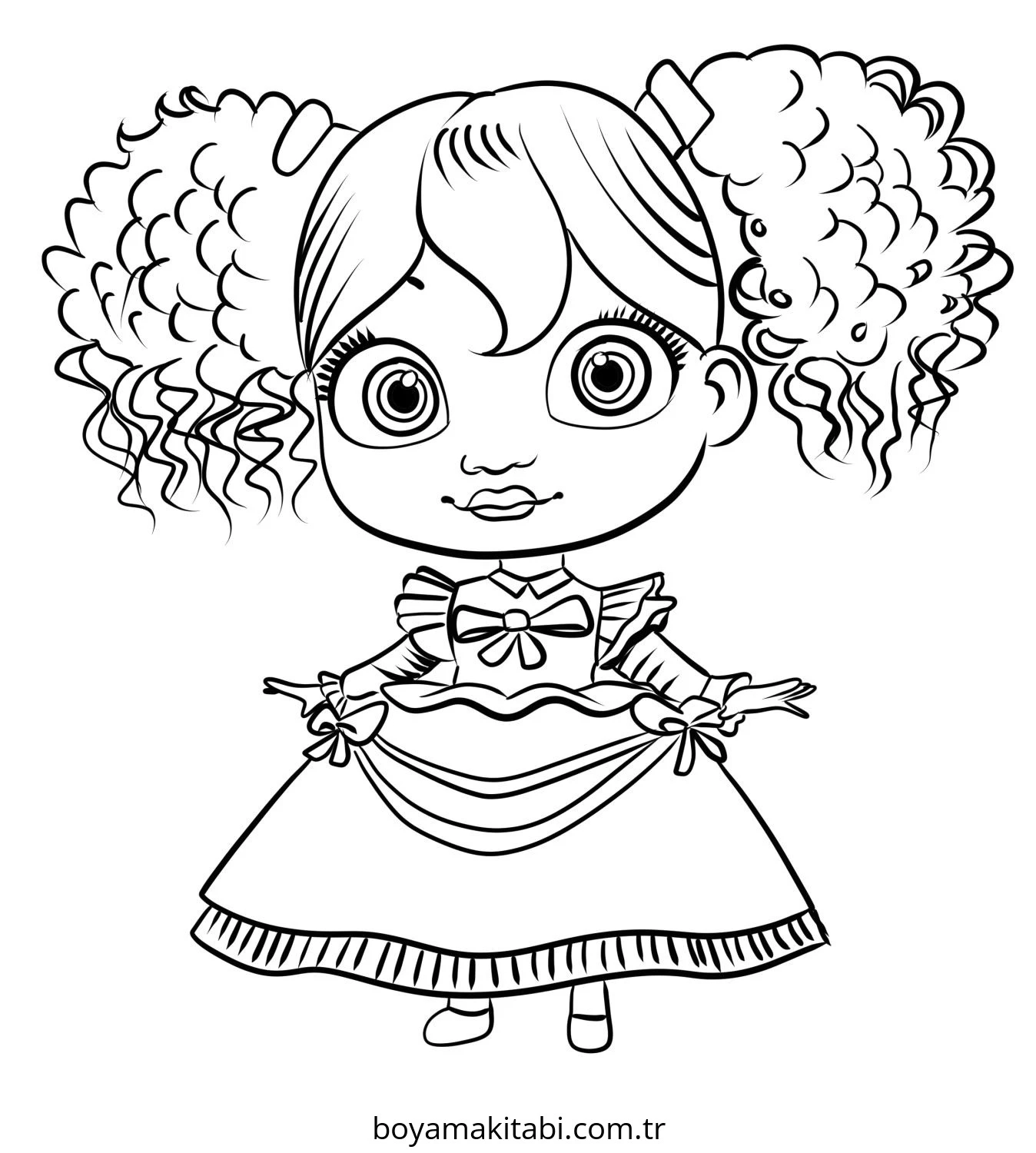 Poppy Playtime boyama sayfası – ücretsiz yazdır, boyama etkinliği