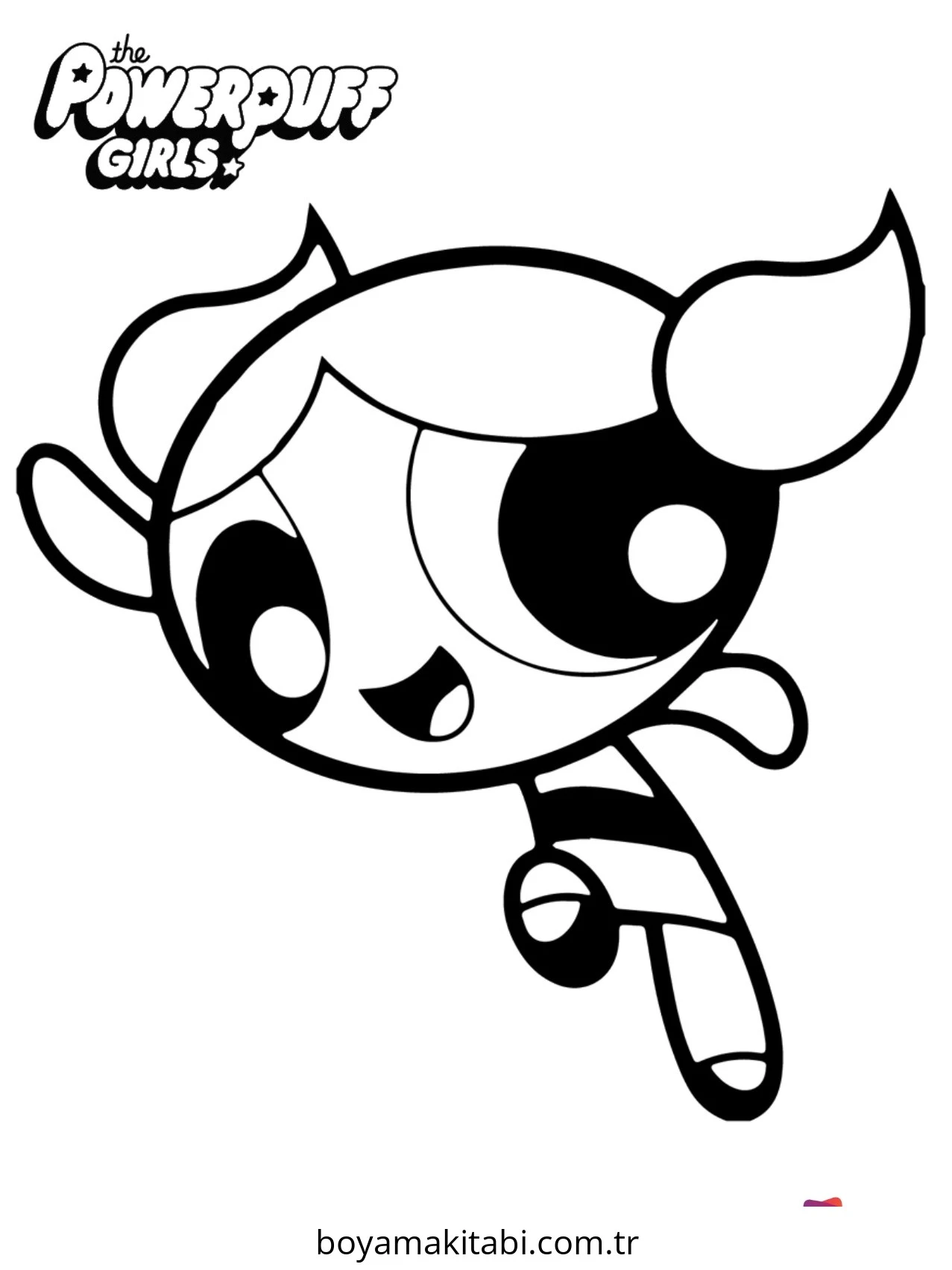 Powerpuff Girls boyama sayfası – ücretsiz yazdır, boyama etkinliği