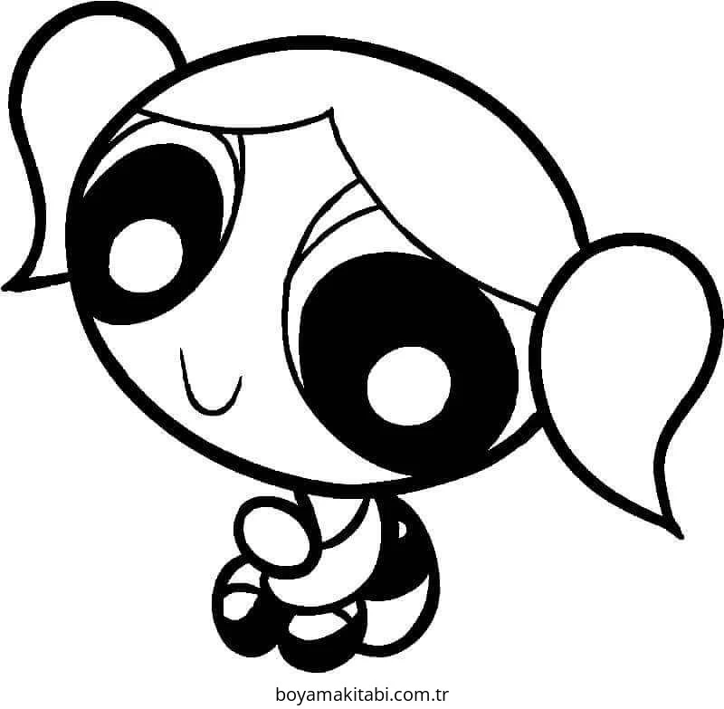 Powerpuff Girls boyama sayfası – keyifli zaman, renkli çizimler