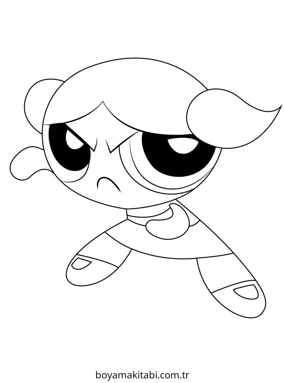 Powerpuff Girls boyama sayfası – ücretsiz yazdır, boyama etkinliği