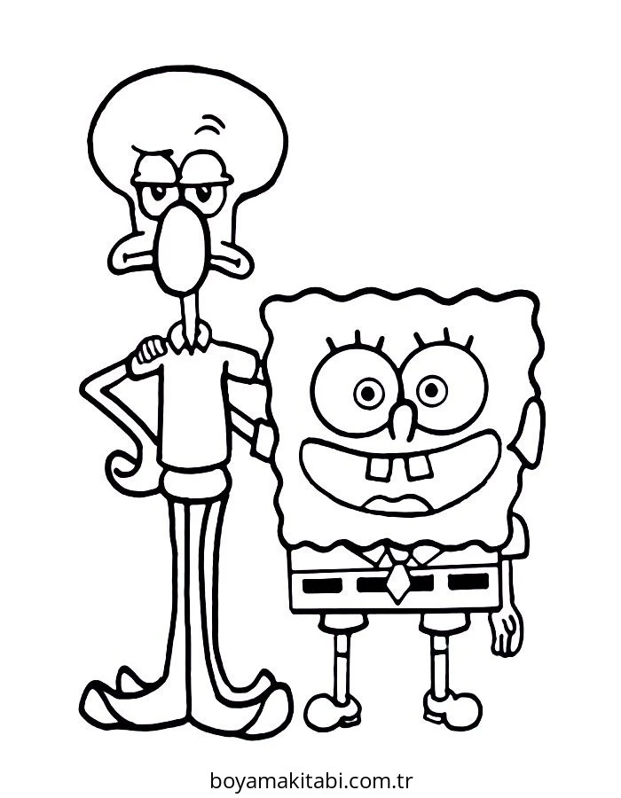 Squidward Boyama