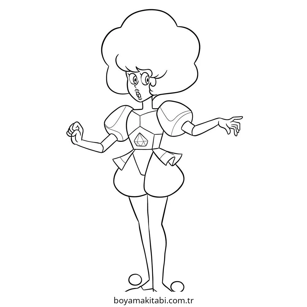 Steven Universe boyama sayfası #29 – tamamen ücretsiz, çocuklar için