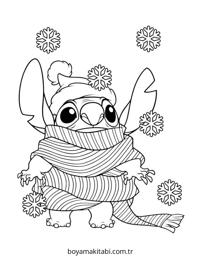 Stitch boyama sayfası – boyama çalışması, yaratıcılığı geliştirir