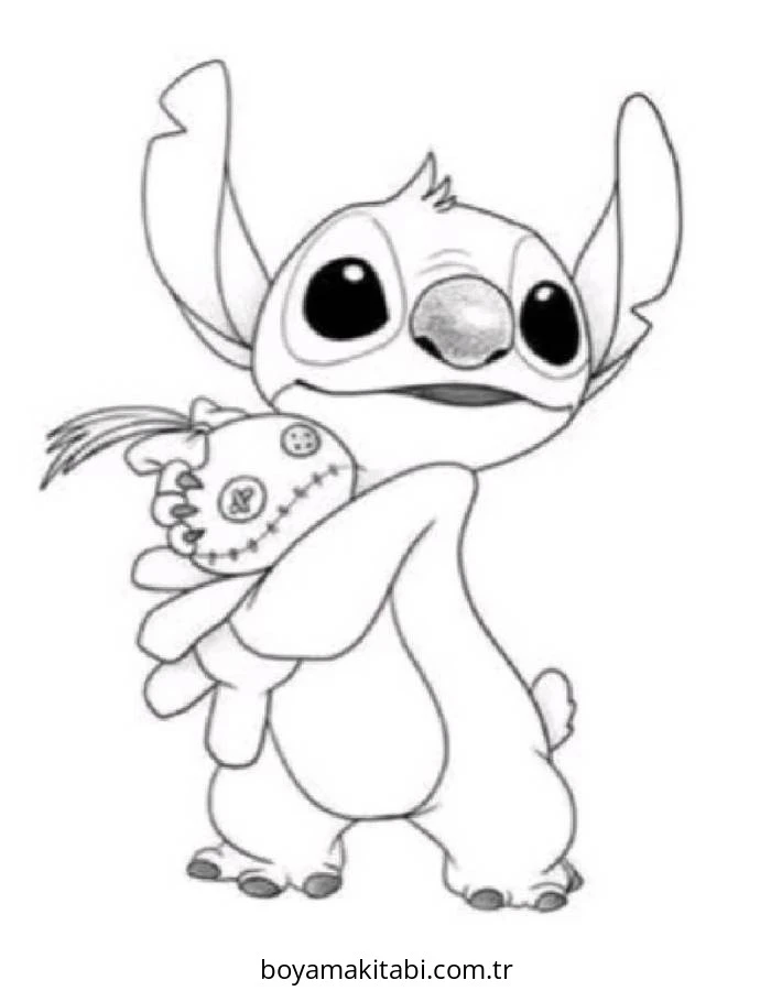 Stitch boyama sayfası – ücretsiz yazdır, boyama etkinliği