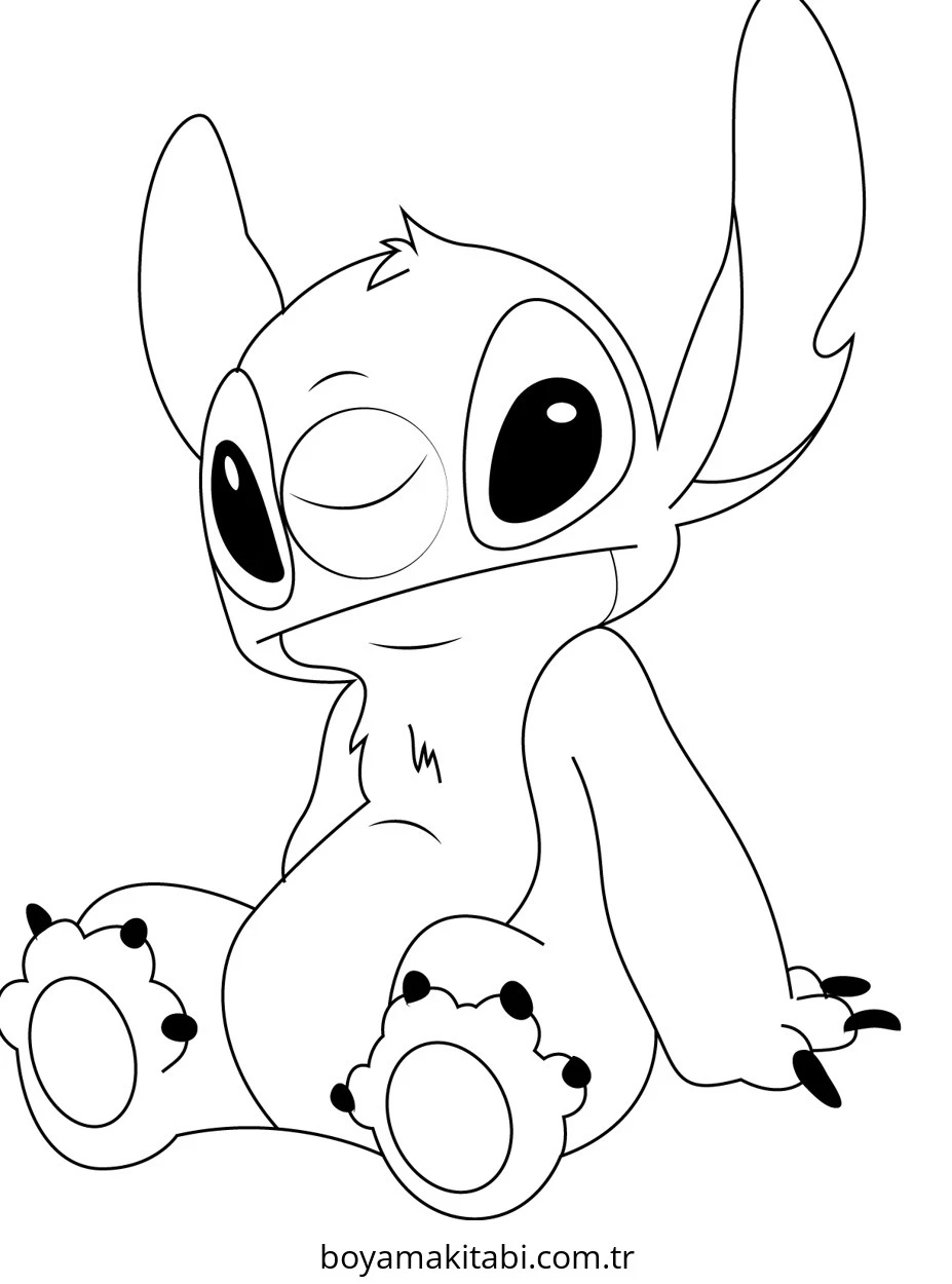 Stitch boyama sayfası – yaratıcılık, eğlenceli etkinlik