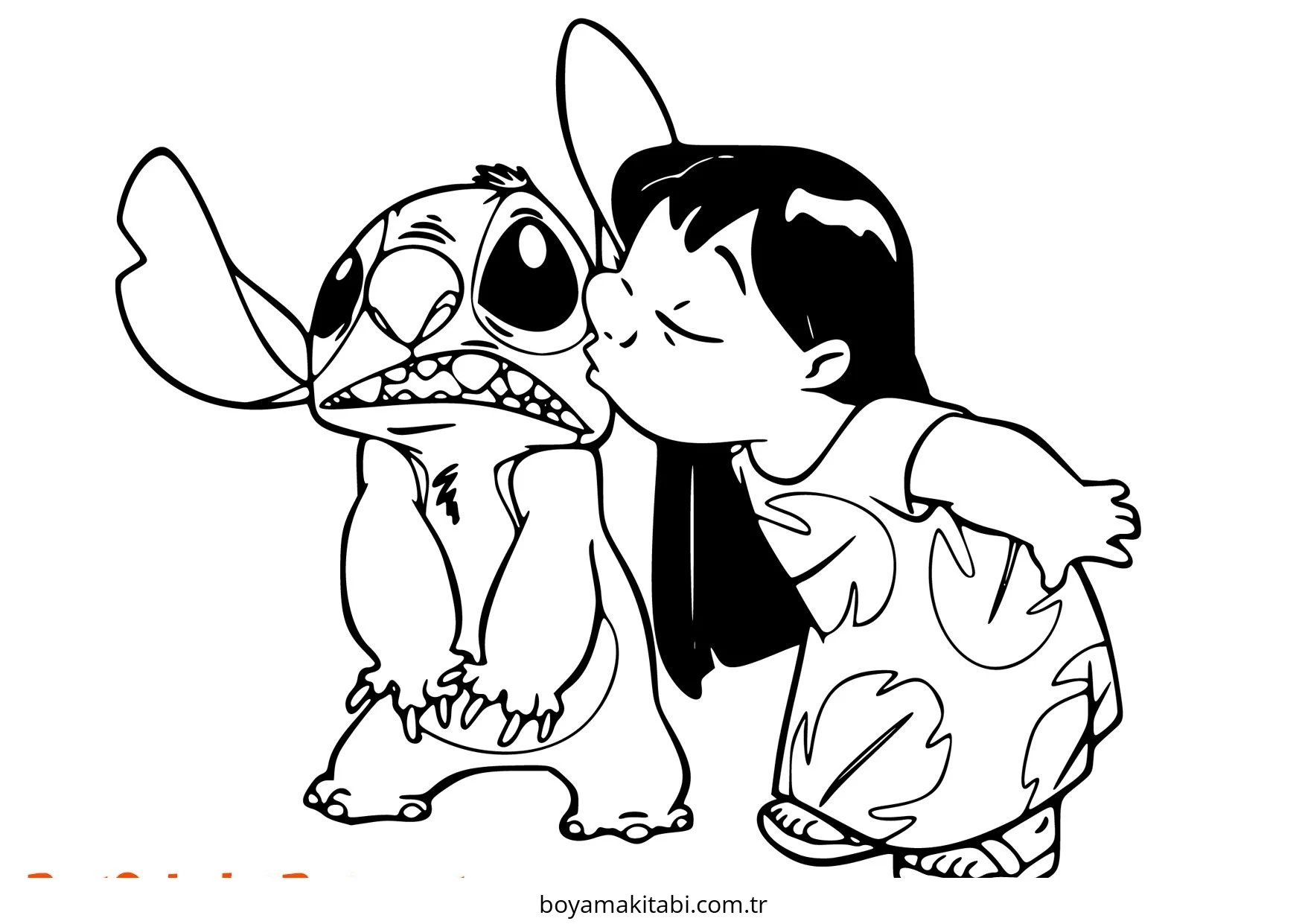 Stitch boyama sayfası – yaratıcılık, eğlenceli etkinlik