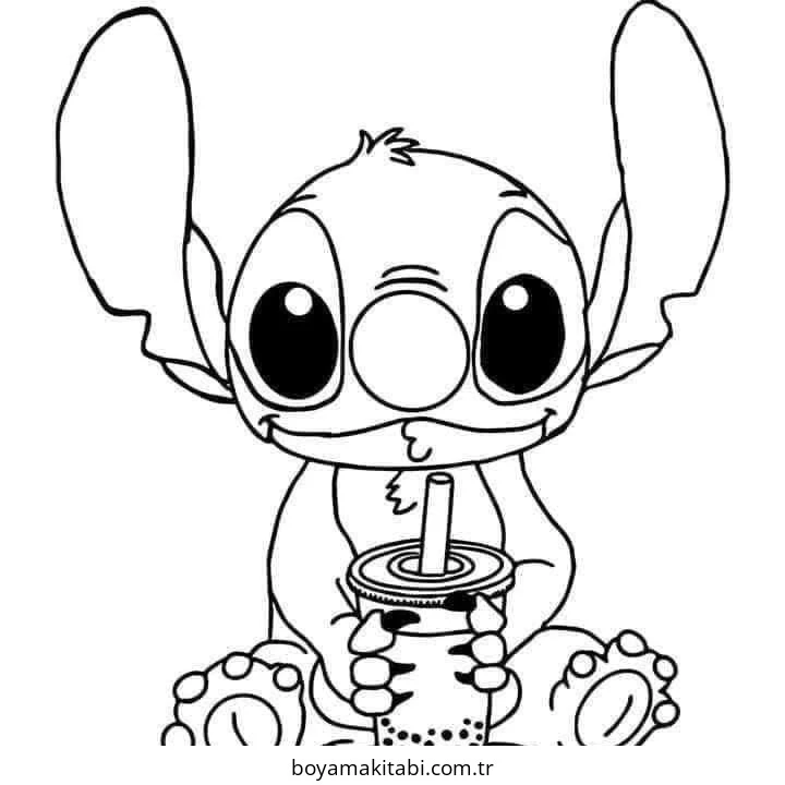 Stitch boyama sayfası – boyama çalışması, yaratıcılığı geliştirir