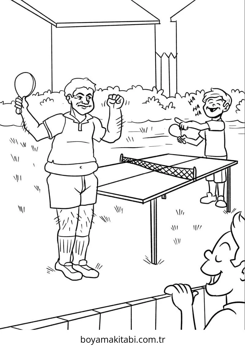 Tenis Boyama