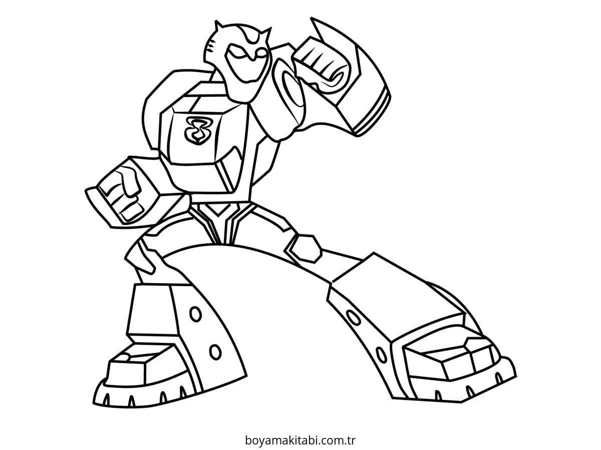 Transformers boyama sayfası #122 – çocuklar için, çizgi film temalı