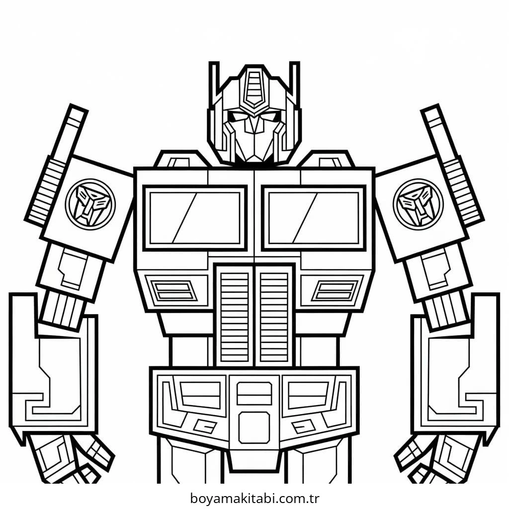 Transformers boyama sayfası – evde etkinlik, ücretsiz yazdır