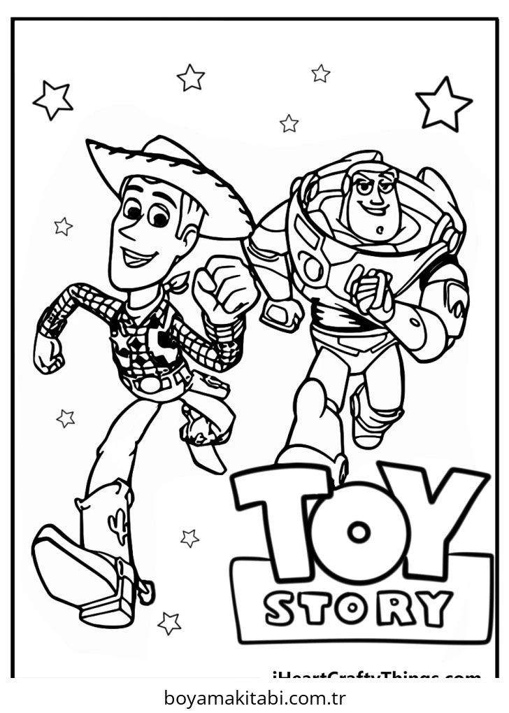 Woody boyama sayfası – eğitici aktivite, yaratıcılık