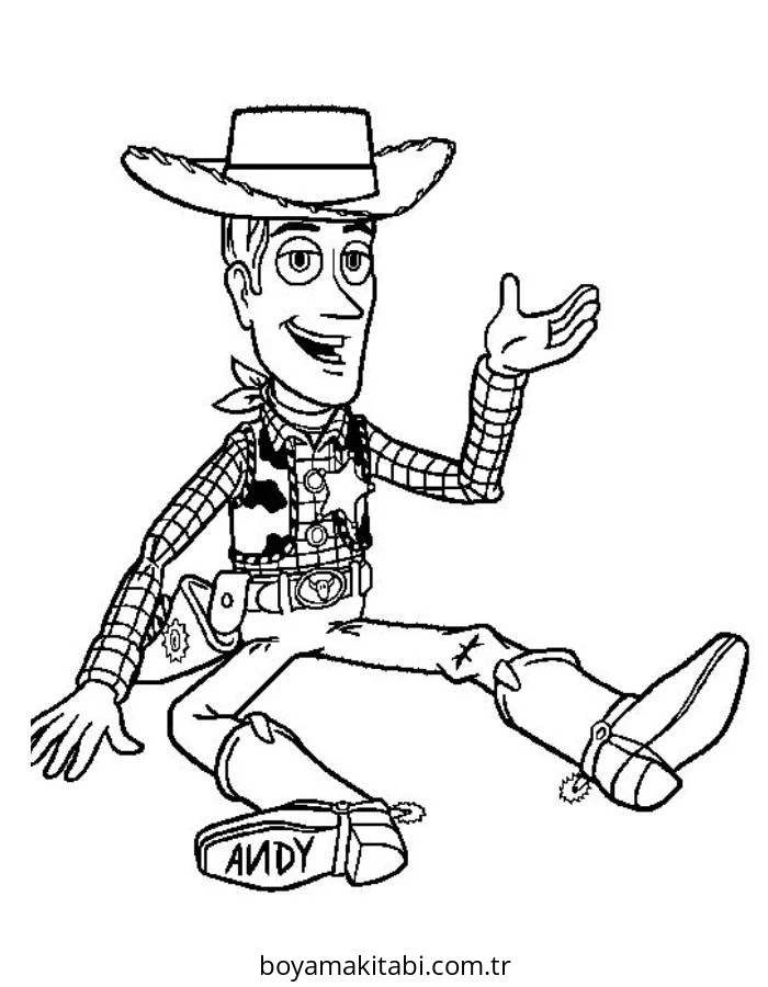 Woody boyama sayfası – el becerilerini geliştirir, boyama çalışması