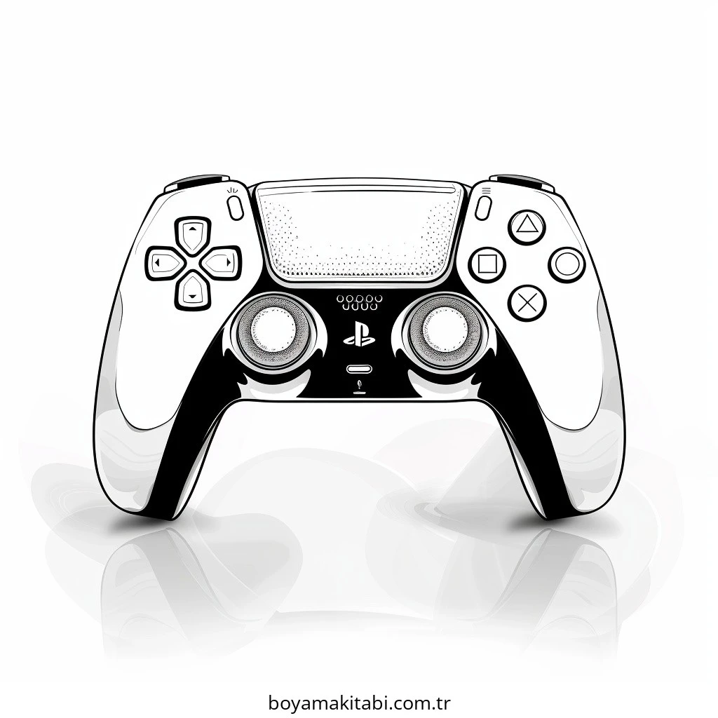 Playstation boyama sayfası – boyama etkinliği, çocuk aktivitesi