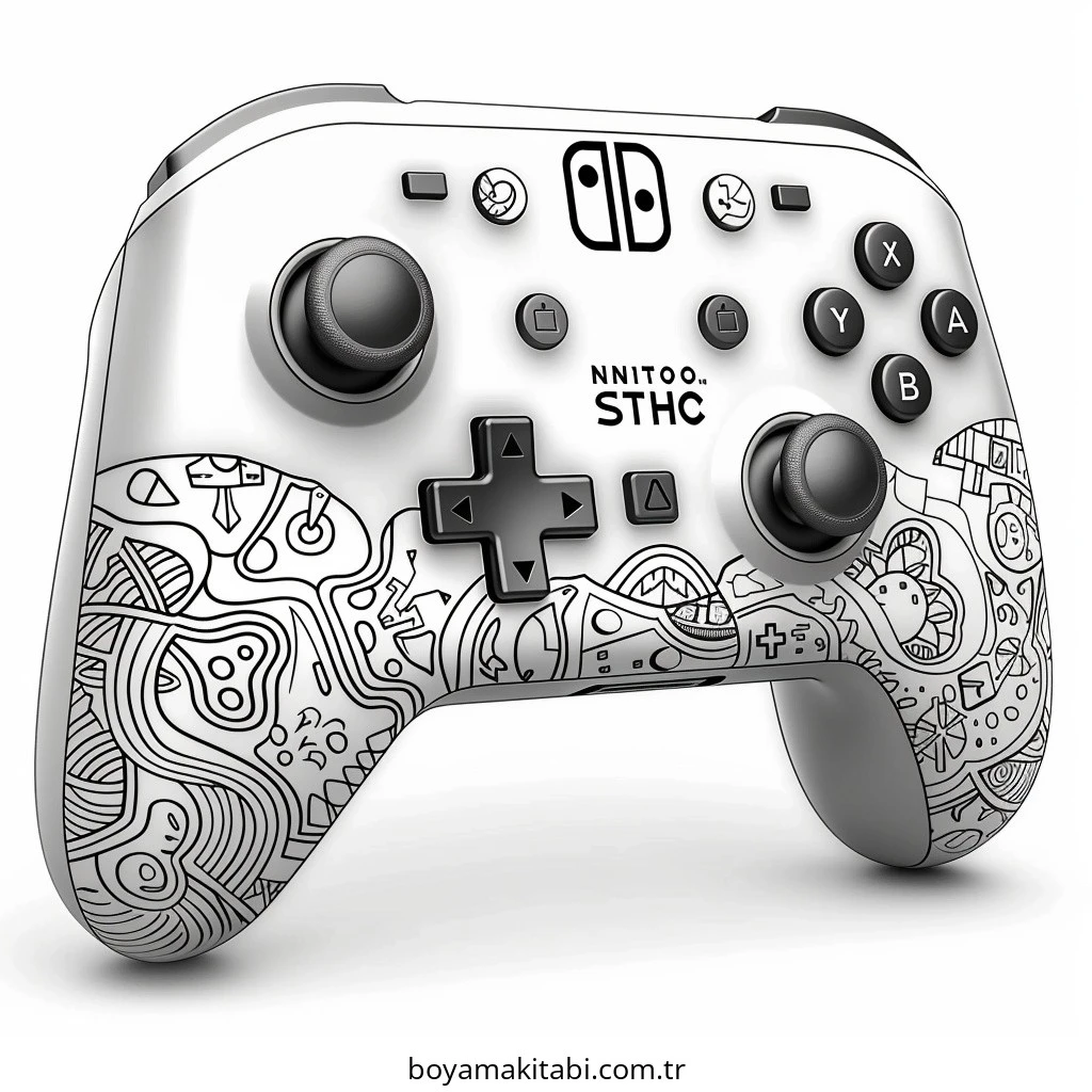 Playstation boyama sayfası – eğitici aktivite, yaratıcılık