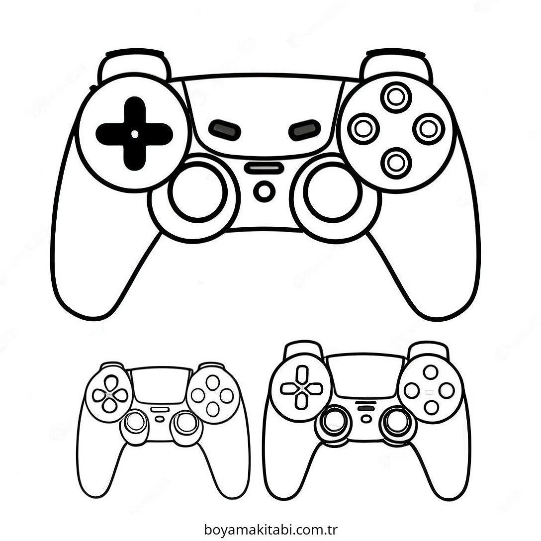 Playstation boyama sayfası – yaratıcılık, eğlenceli etkinlik
