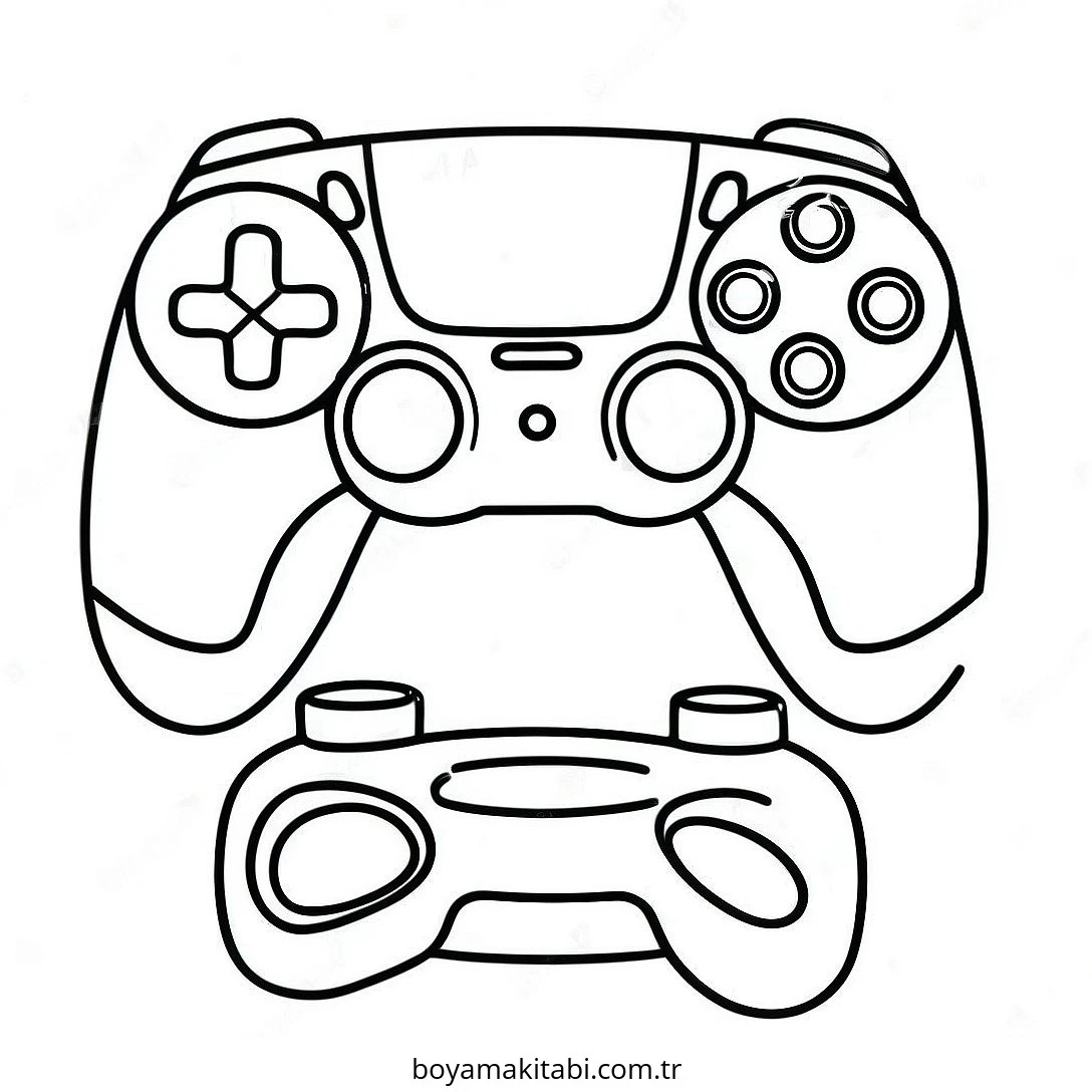 Playstation boyama sayfası – PDF indir, sevimli karakter