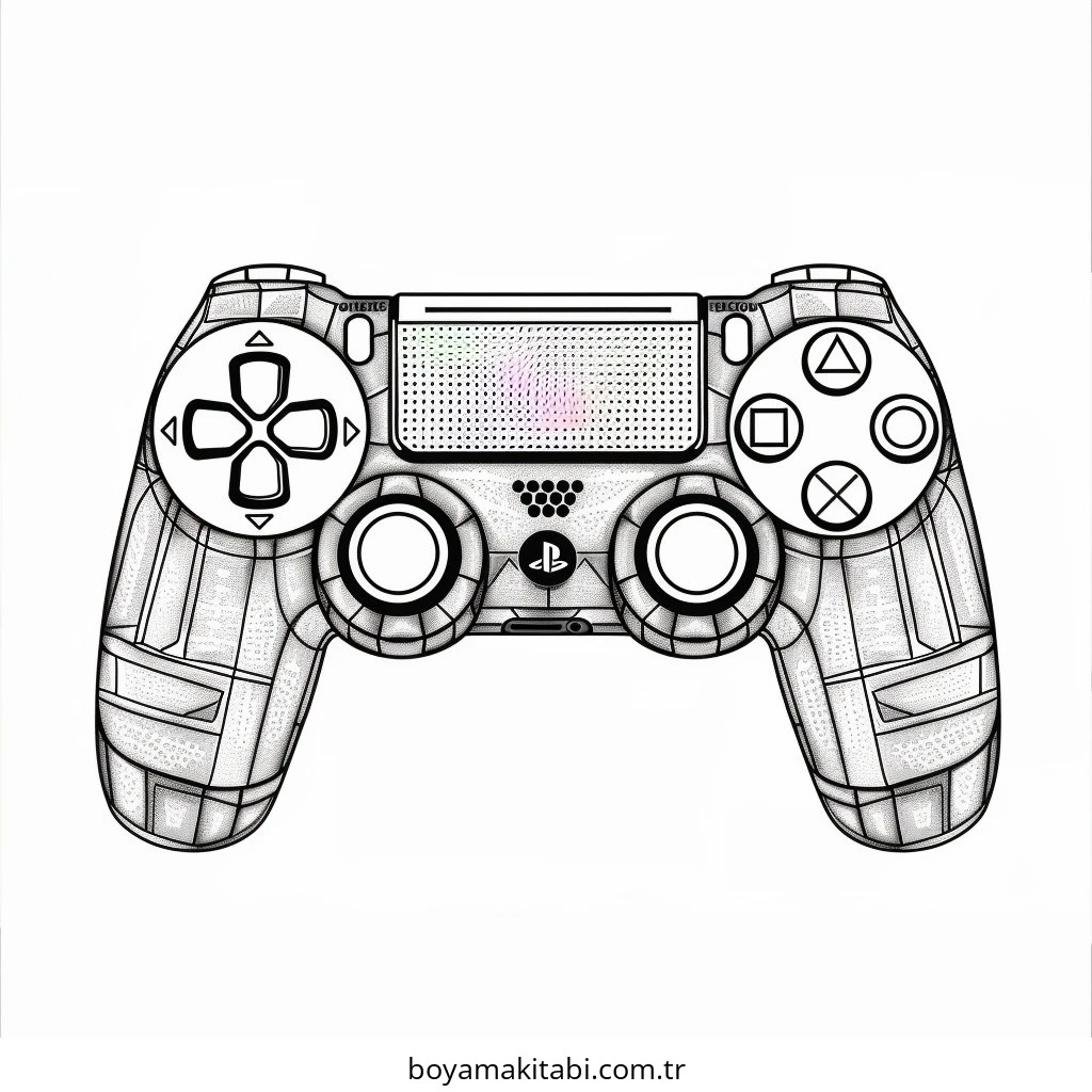 Playstation boyama sayfası – yaratıcılığı geliştirir, keyifli zaman