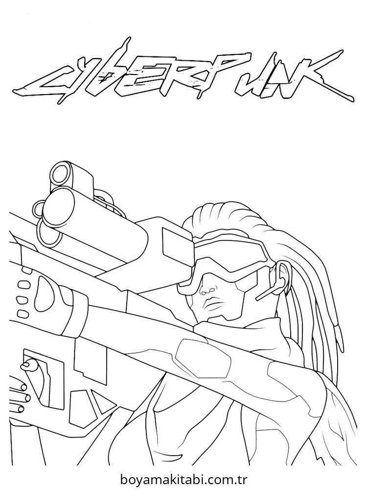 Cyberpunk  Boyama