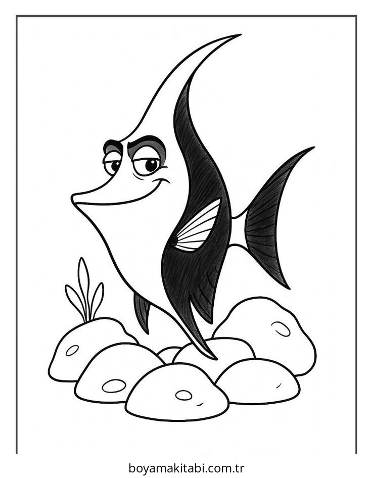 Kayıp Balık Nemo boyama sayfası – yaratıcılık, eğlenceli etkinlik