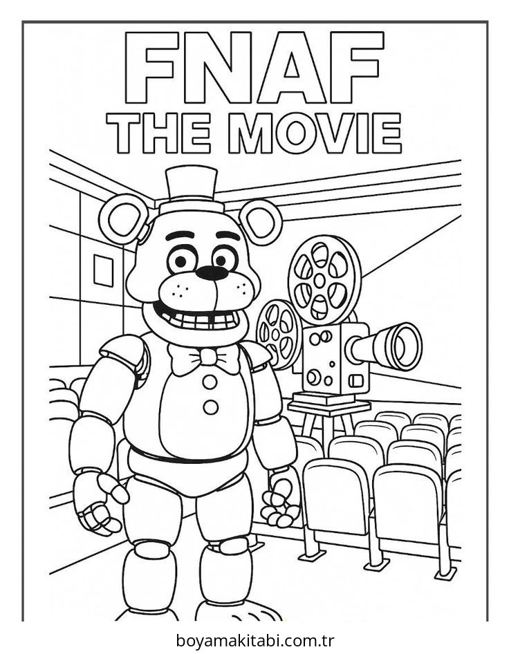 FNAF boyama sayfası – ücretsiz yazdır, boyama etkinliği