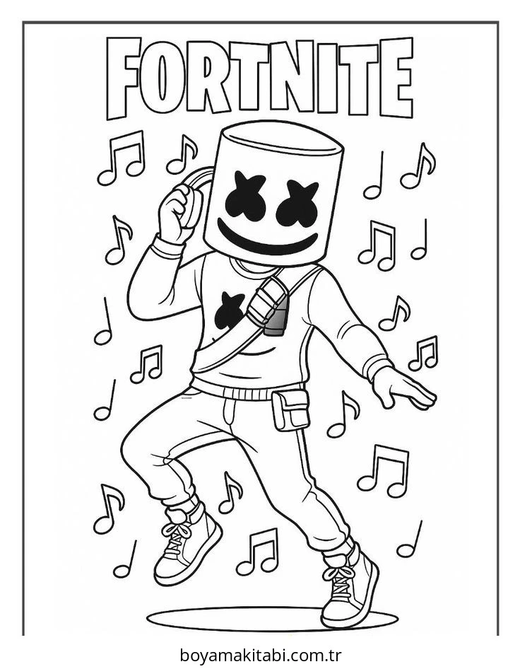 Fortnite boyama sayfası – ücretsiz yazdır, boyama etkinliği