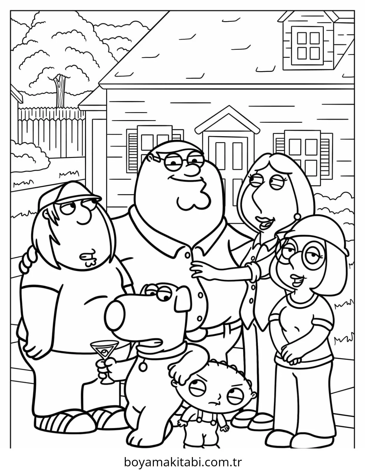 Griffin boyama sayfası – çocuk aktivitesi, PDF indir