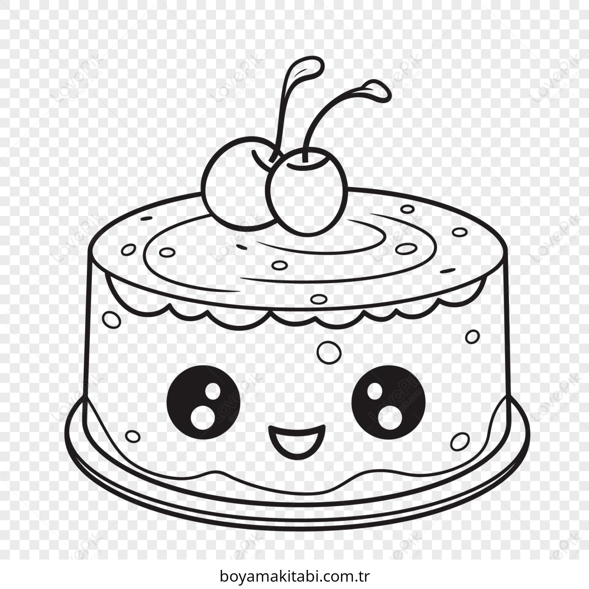 Pastel boyama sayfası – kolay boyama, eğitici aktivite