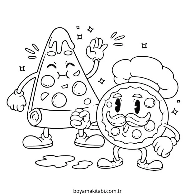 Pizza Boyama