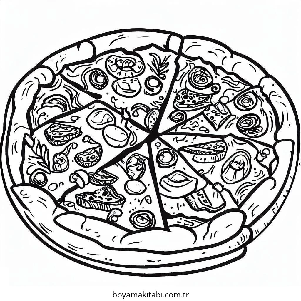 Pizza Boyama