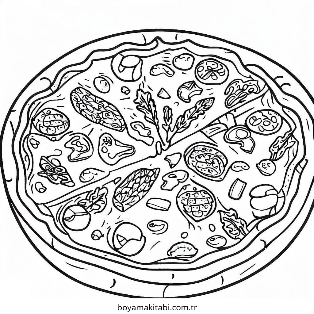 Pizza Boyama