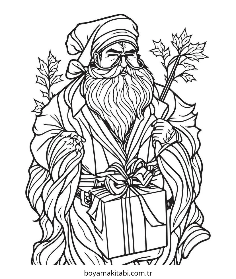 Santa Claus Boyama