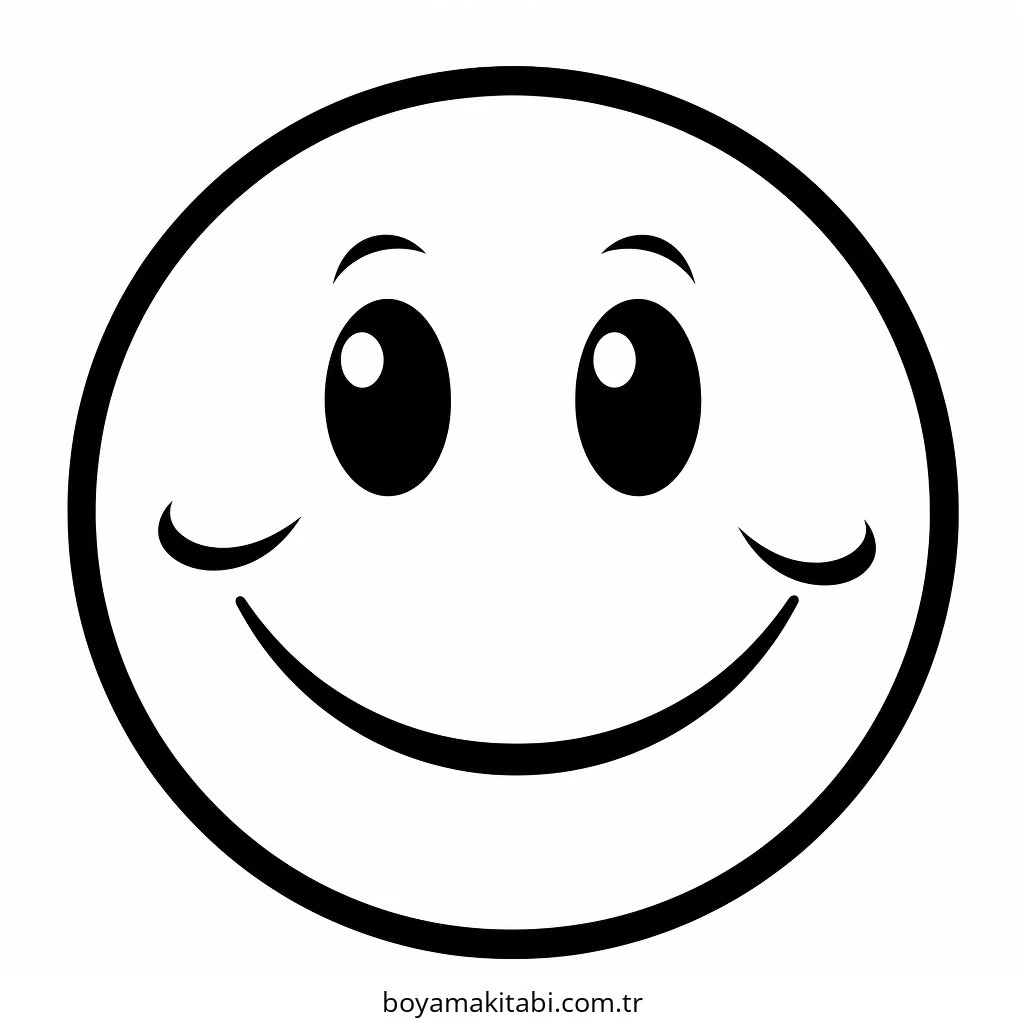 Emoji boyama sayfası – eğitici aktivite, yaratıcılık