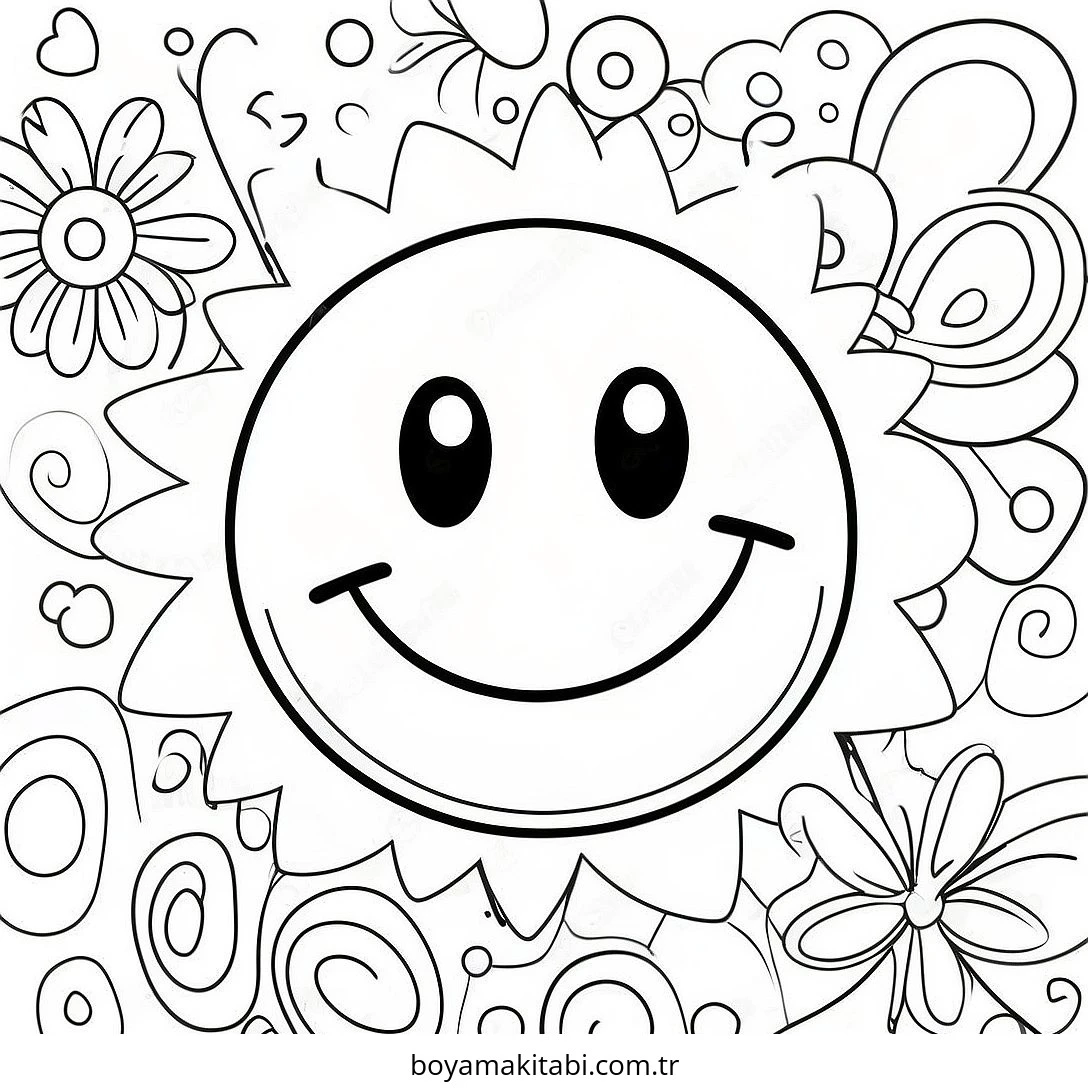 Emoji boyama sayfası – ücretsiz yazdır, boyama etkinliği